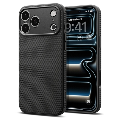 Θήκη Spigen Liquid Air για Apple iPhone 17 Pro Max iPhone 18 Pro Max Ματ Μαύρο