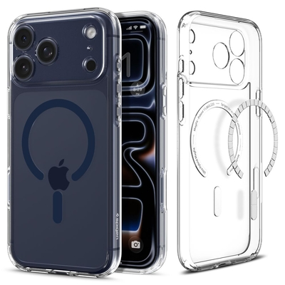 Θήκη Spigen Ultra Hybrid Magsafe για iPhone Apple 17 Pro iPhone 18 Pro Διάφανη-Σκούρο Μπλε