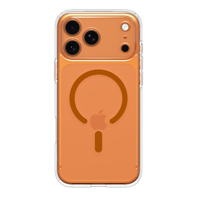 Θήκη Spigen Ultra Hybrid Magsafe για iPhone Apple 17 Pro Max iPhone 18 Pro Max Διάφανο-Πορτοκαλί