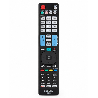 Τηλεχειριστήριο Noozy RC19 για Τηλεοράσεις LG, Samsung  Άμεσης Αντικατάστασης με Φωτιζόμενο Πληκτρολόγιο