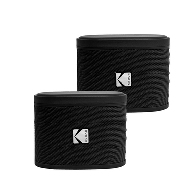 KODAK Φορητά Bluetooth Ηχεία 5 W με Πατενταρισμένη Τεχνολογία "Magnetic Connect" 2 τμχ