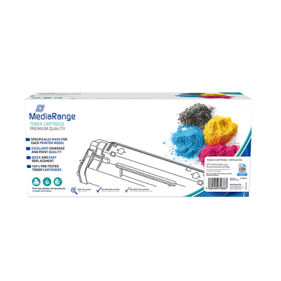 Toner MEDIARANGE Συμβατό για Εκτυπωτές HP (Cyan) (CC531A/304A/CE411A/305A/CF381A/312A) (MRHPTCC531A)