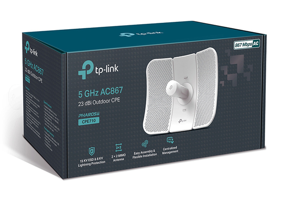 TP-LINK 23dBi outdoor CPE CPE710, AC 867Mbps 5GHz, V2.40