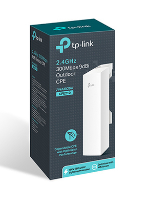 TP-LINK Access point CPE210, 2.4GHz 300Mbps, εξωτερικού χώρου, Ver. 3.2