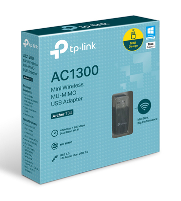 TP-LINK ασύρματος USB αντάπτορας δικτύου Archer T3U, 1300Mbps, Ver. 1.0