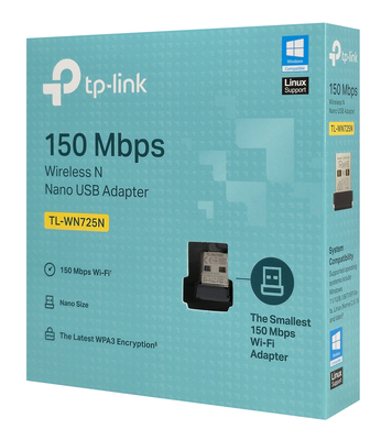 TP-LINK ασύρματος USB αντάπτορας δικτύου TL-WN725N, 150Mbps, V4.0