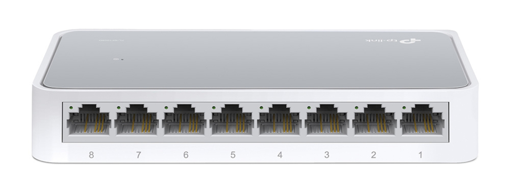 TP-LINK Desktop Switch TL-SF1008D, 8-port 10/100Mbps, V12.40