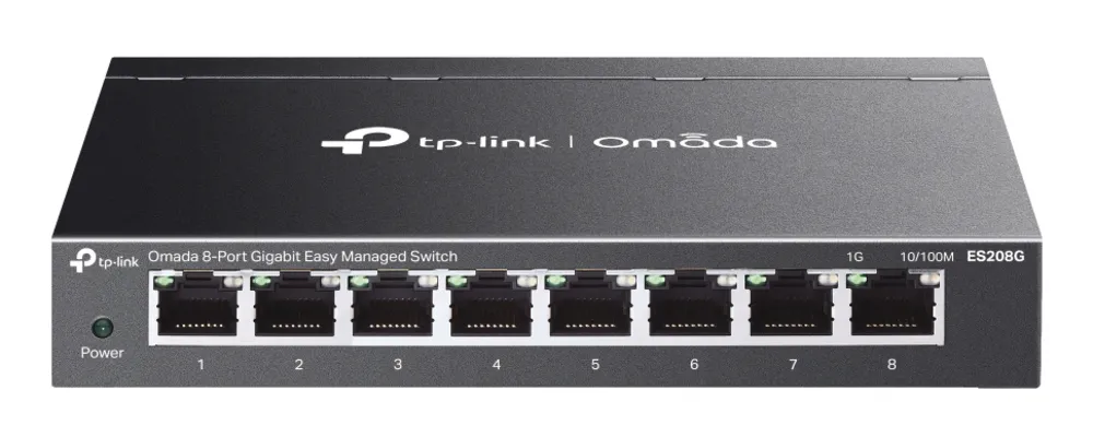 TP-LINK easy managed switch ES208G, 8x Gigabit θύρες, V1.0