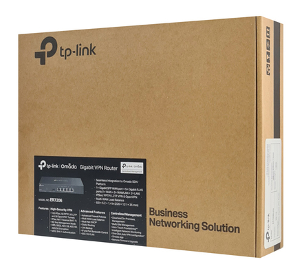 TP-LINK Gigabit VPN Router ER7206, 5x Gigabit & 1x SFP port, Ver. 1.0