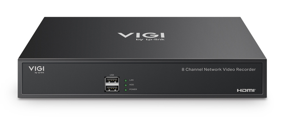 TP-LINK NVR καταγραφικό VIGI NVR1008H, 8MP, 8 κανάλια, V2.30