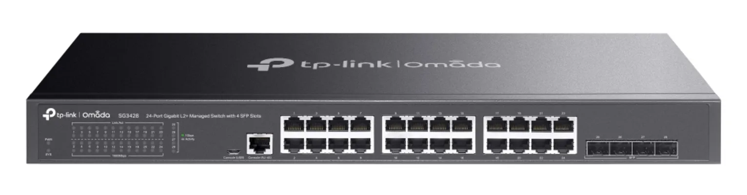TP-LINK Omada access switch SG3428, 24-Port Gigabit, 4x SFP, V2.30