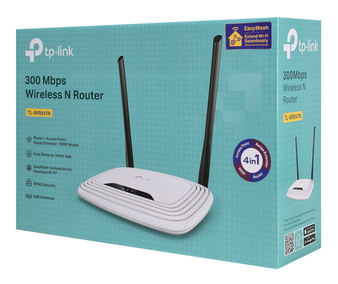 TP-LINK router TL-WR841N, 300Mbps, V14.20