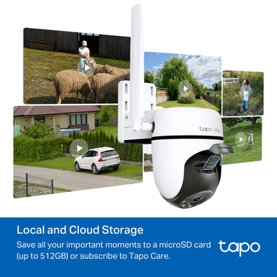 TP-LINK smart κάμερα Tapo C501GW, 1080p, 4G, PTZ, IP66, V2.0