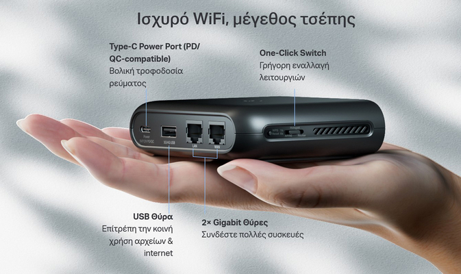 TP-LINK Travel Router TL-WR1502X, AX1500 Wi-Fi 6, Dual Band