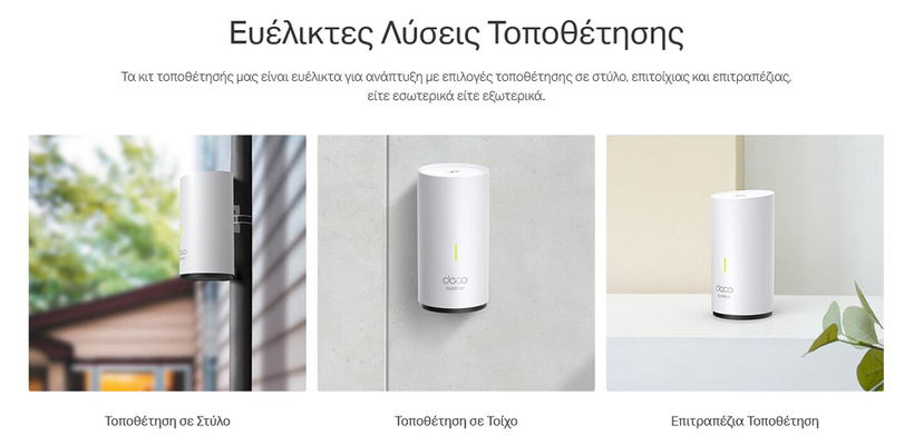 TP-LINK Whole Home Mesh Deco X50-Outdoor AX3000 Dual-Band Wi-Fi 6, Ver.1