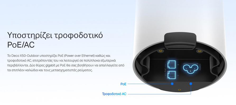TP-LINK Whole Home Mesh Deco X50-Outdoor AX3000 Dual-Band Wi-Fi 6, Ver.1