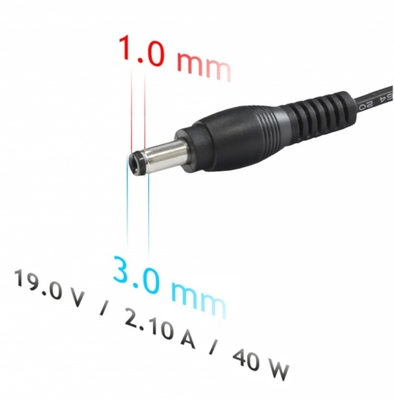 Τροφοδοτικό Notebook Akyga AK-ND-22 19V /2.1A 40W 3.0x1.0mm SAMSUNG 1.2m