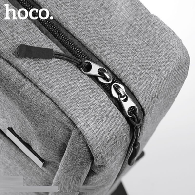 Τσάντα Hoco. BAG03 15.6" 14L με 2 Εσωτερικές Θήκες Αποθήκευσης (40x29x12 cm) Γκρι