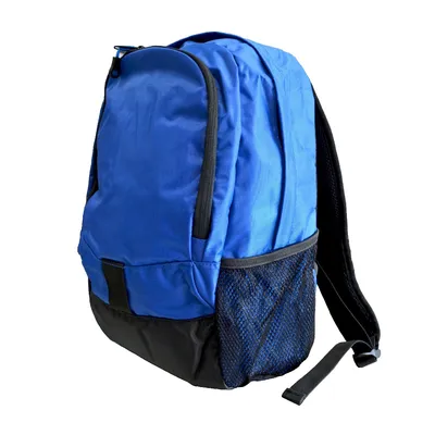 Τσάντα Πλάτης 2 Θέσεων 30x40 και Θέση για Laptop - Tablet  15" Μαύρο - Μπλε