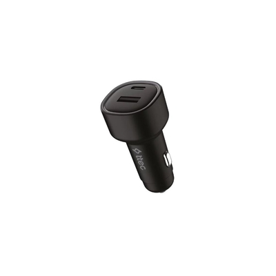 ttec SmartCharger Duo PD 48W In car Fast Charger USB-C+USB-A (2CKP02S) (TTEC2CKP02S)