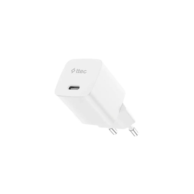 ttec SmartCharger GAN 45W PD Travel Fast Charger  White (2SCG45B) (TTEC2SCG45B)