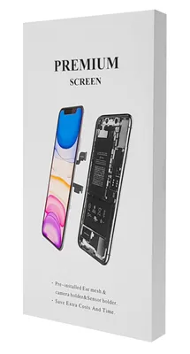 TW INCELL LCD ILCD-007 για iPhone 7, camera-sensor ring, earmesh, μαύρη
