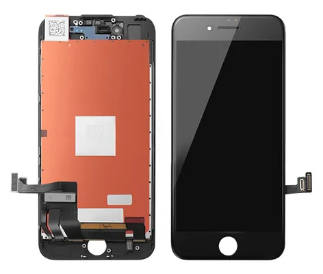 TW INCELL LCD ILCD-007 για iPhone 7, camera-sensor ring, earmesh, μαύρη