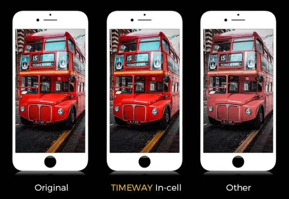 TW INCELL LCD ILCD-012 για iPhone 8/SE 2020, camera-sensor ring, λευκή