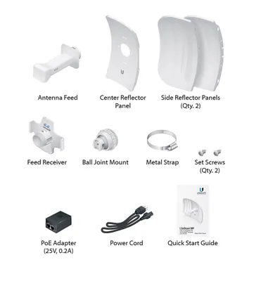 UBIQUITI LiteBeam M5 airMAX CPE Access Point LBE-M5-23, 23dBi, 5GHz
