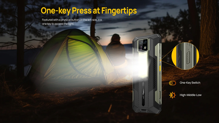 ULEFONE smartphone Armor 24, 6.78", 12/256GB, 22000mAh, IP68/IP69K, μαύρο