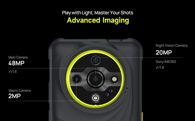 ULEFONE smartphone Armor X31, 6.56", 6/128GB, 6050mAh, IP68/IP69K, μαύρο