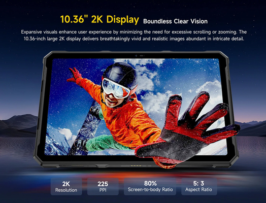 ULEFONE tablet Armor Pad 4 Ultra, 10.36", 8/256GB, 11800mAh, IP68/IP69K, 5G, μαύρο