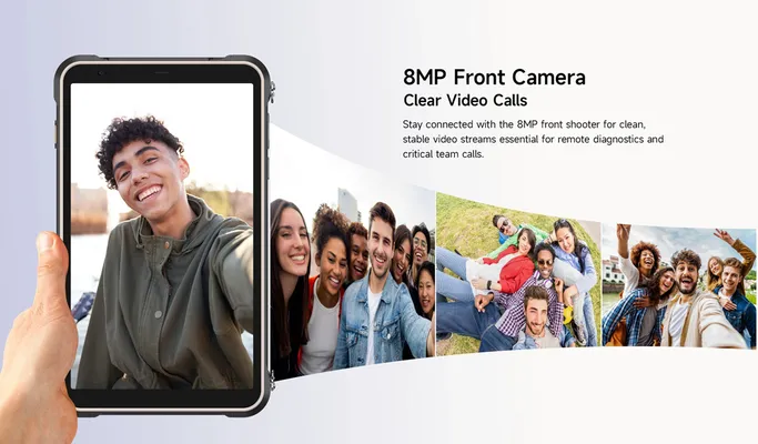 ULEFONE tablet RugKing Pad Pro, 8.68", 8/128GB, 7100mAh, IP68/IP69K/MIL-STD-810H, 4G, μαύρο