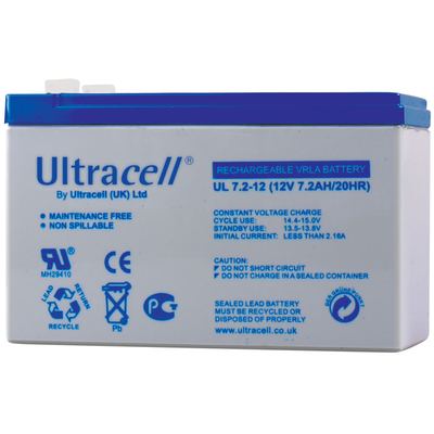 ULTRACELL ULTRACELL 12V 7.2AH F1
