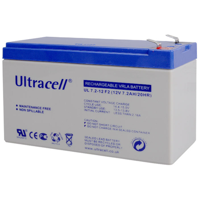 ULTRACELL ULTRACELL 12V 7.2AH F2