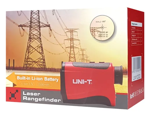 UNI-T laser μετρητής εύρους απόστασης LM1000, 7x οπτικό ζουμ