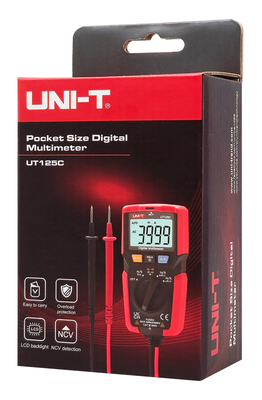 UNI-T μίνι ψηφιακό πολύμετρο UT125C, 600V AC/DC, NCV