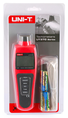 UNI-T ταχόμετρο UT372, με οθόνη LCD, USB