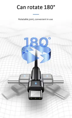 USAMS καλώδιο USB-C σε USB SJ477, περιστρεφόμενο βύσμα, 2A, 1m, πράσινο