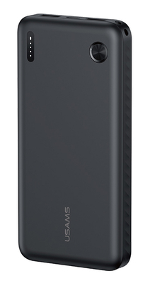 USAMS power bank CD253, 2x θύρες εξόδου, 10000mAh, 10W, μαύρο