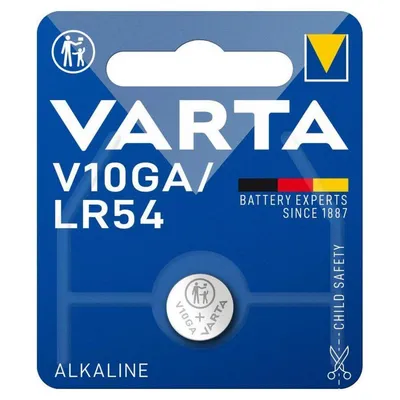 Varta Alkaline Battery AG10, L1131, LR1130, 189, V10GA, RW89, D189, LR54 Mini (VART16603)