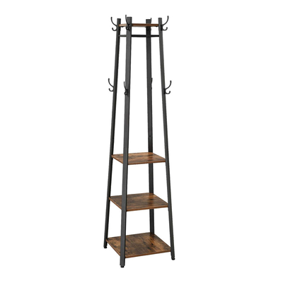 Vasagle Μεταλλικός Καλόγερος με 3 Ράφια 45 x 45 x 181 cm (LCR80X) (VASLCR80X)