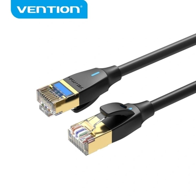 VENTION Cat8 SFTP Ethernet Patch Cable 0.5M Black Slim Type (IKIBD) (VENIKIBD)