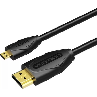 VENTION Micro HDMI to HDMI Cable 1.5M Black (VAA-D03-B150) (VENVAA-D03-B150)
