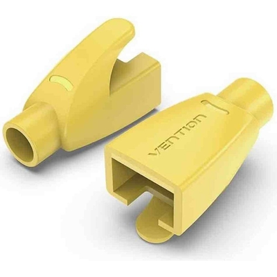 VENTION RJ45 Strain Relief Boots Yellow PVC Type 50-Pack (IODY0-50) (VENIODY0-50)