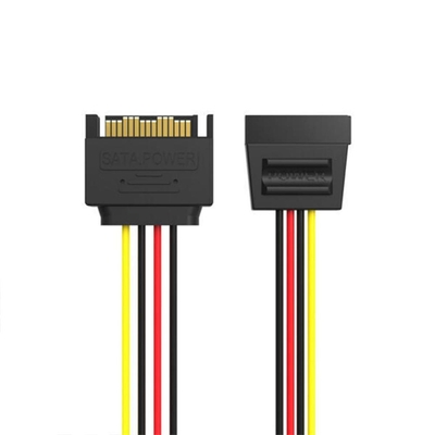 VENTION SATA 15-Pin Power Extension Cable 0.3M Black (KDABY) (VENKDABY)