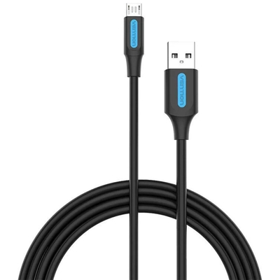 VENTION USB 2.0 A Male to Micro B Male 3A Cable 3M Black (COLBI) (VENCOLBI)