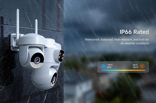 VSTARCAM smart ηλιακή κάμερα AG623FR, four-lens, 3MP, 4G, SD, PTZ, IP66