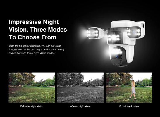 VSTARCAM smart ηλιακή κάμερα BG621SR, triple lens, 2MP, 4G, SD, PTZ, IP66