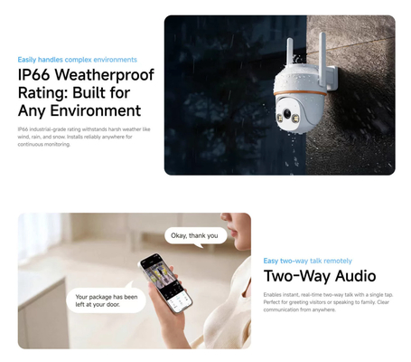 VSTARCAM smart κάμερα HS30, 3MP, WiFi, PTZ, SD, IP66